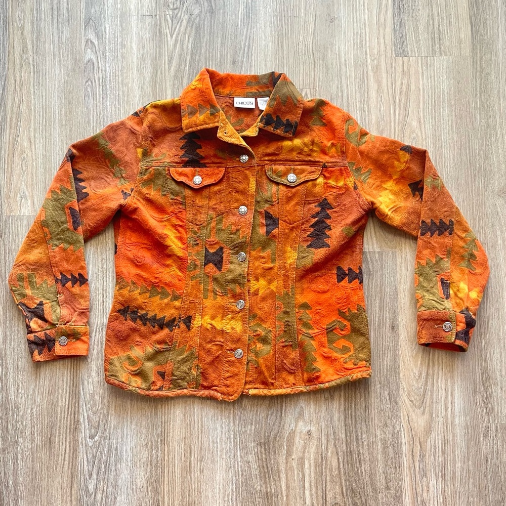 Chico’s Indie Western Button Up Jacket